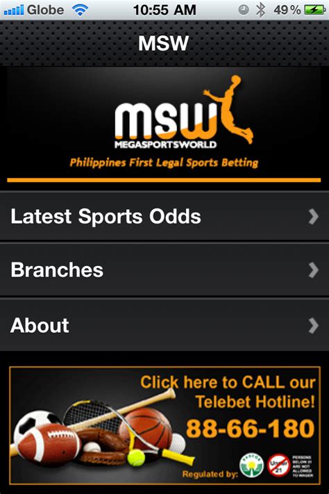 msw betting app